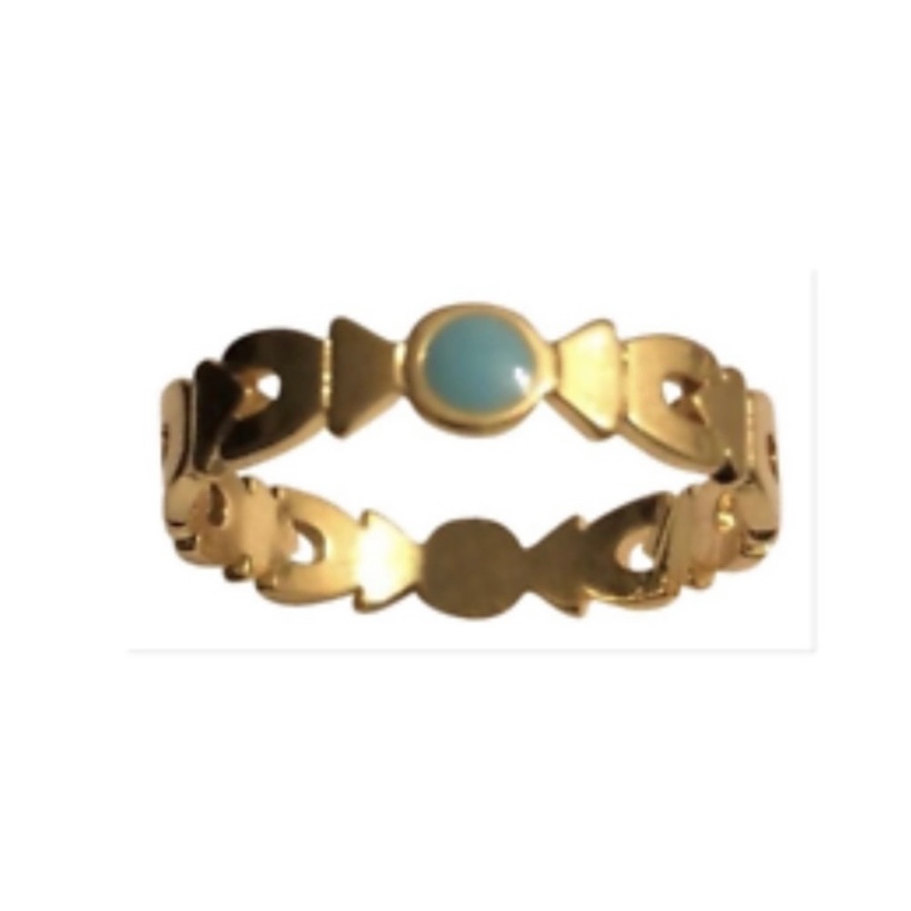 Madewell One Stone Band Ring